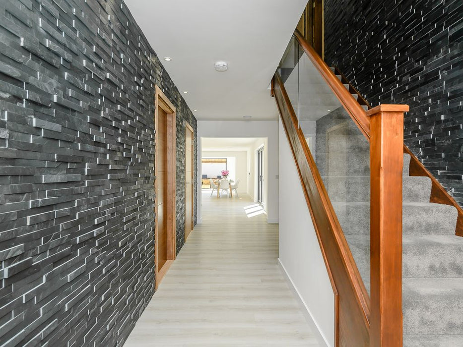 Black Slate Split Face Tiles