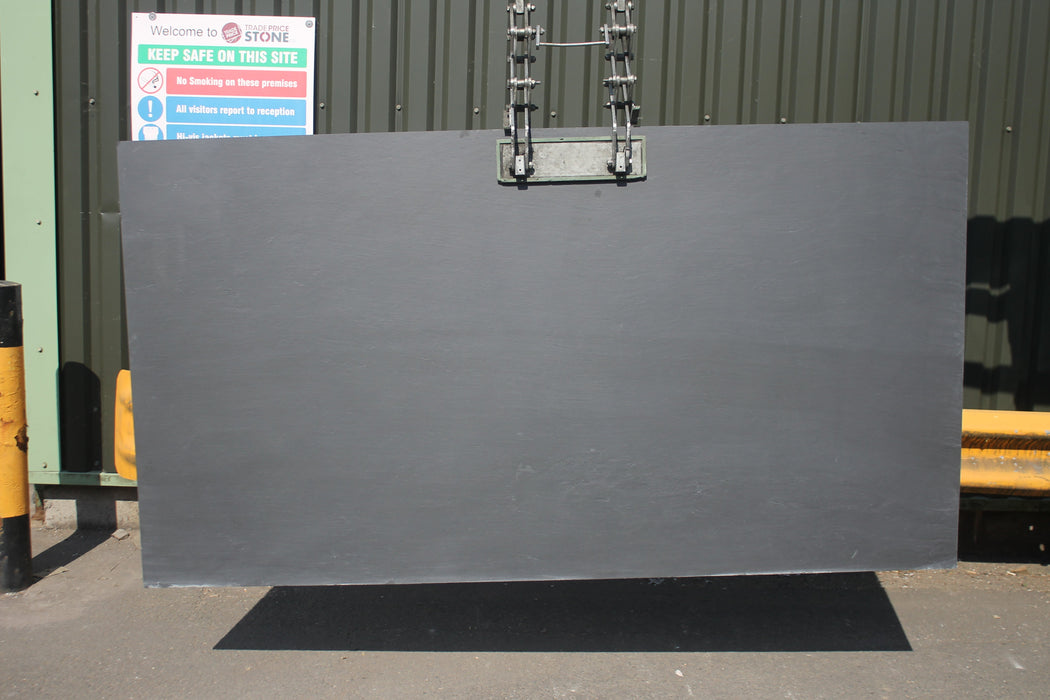 Brazilian Black Riven Slate Slab