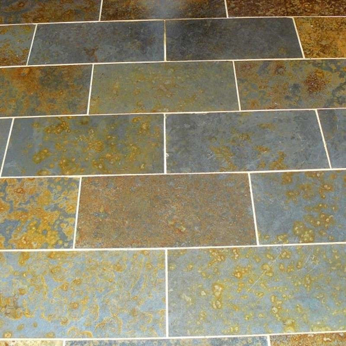Brazilian Rustic Multicolour Slate Floor Tiles
