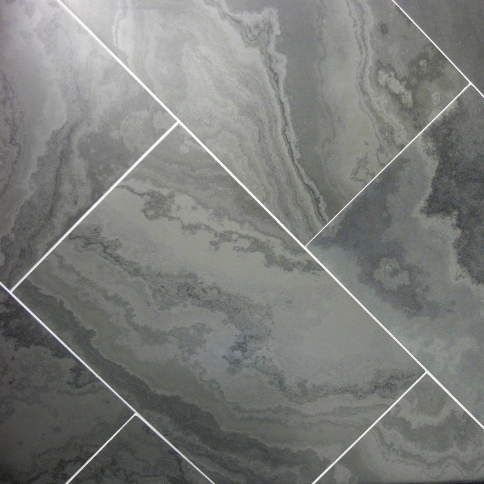 Black Honed Slate Floor Tiles