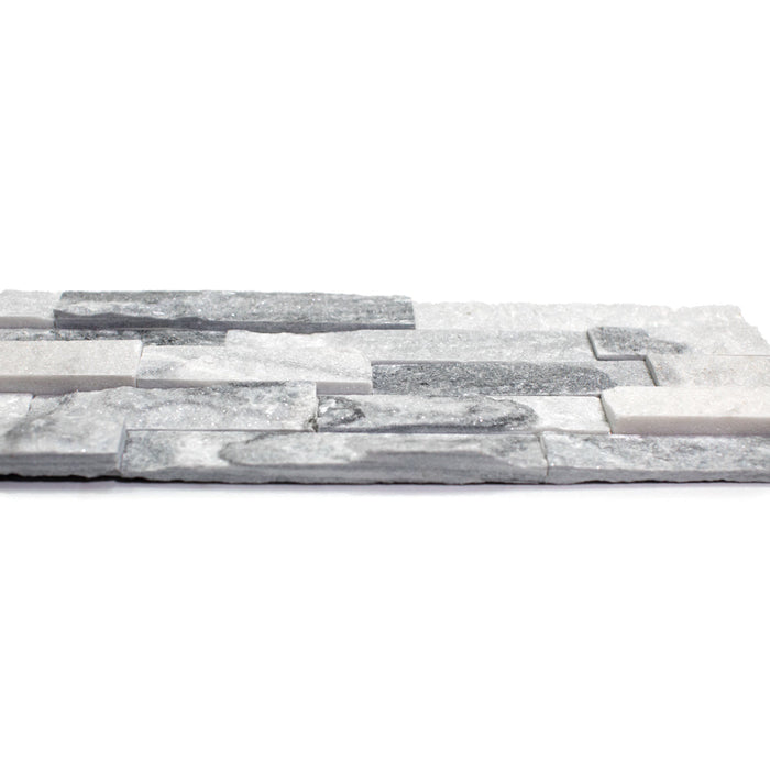 Silver Grey Quartz Split Face Tiles