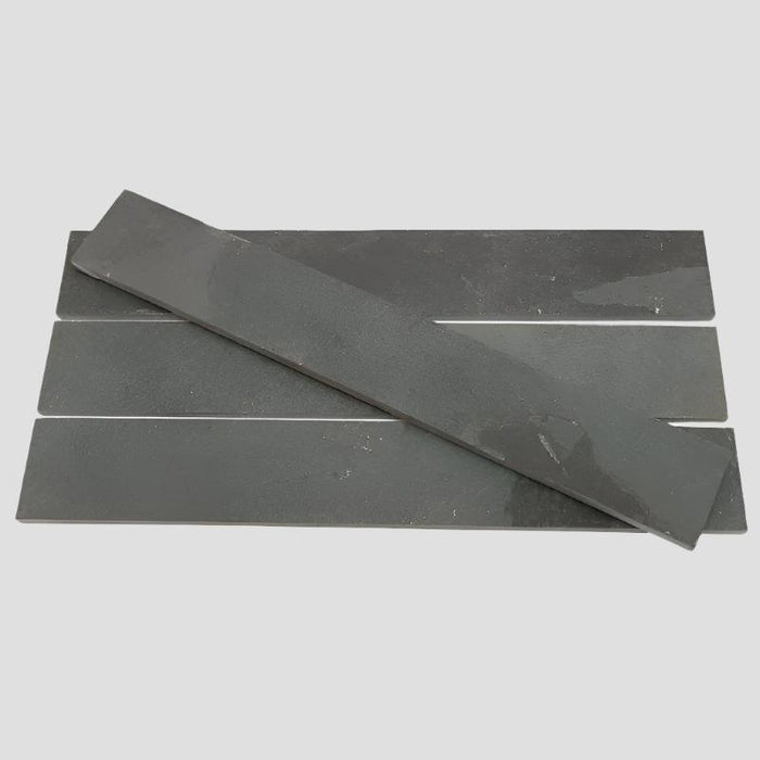 Brazilian Black Riven Slate Cladding Strips